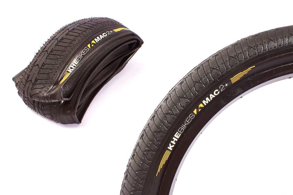BMX folding tyre KHE MAC2+ 20 inch x 2.3 inch